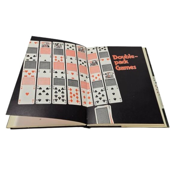 Vintage 1977 Card Games for One by George Hervey Hardcover Solitare Patience - Picture 11 of 14